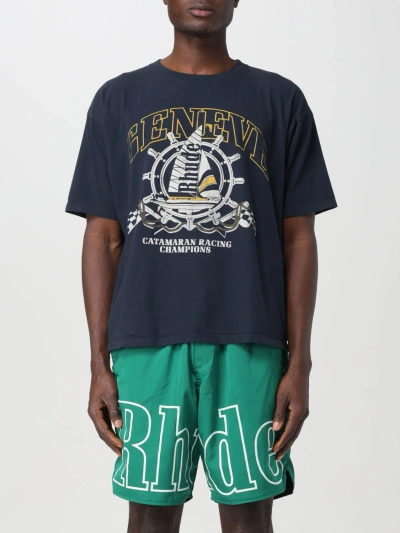 Rhude T-shirt  Men Color Black