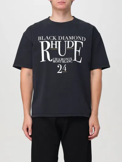 RHUDE T-SHIRT RHUDE MEN COLOR BLACK,411700002