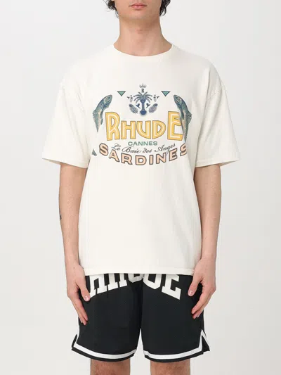 RHUDE T-SHIRT RHUDE MEN COLOR WHITE,427819001
