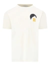 Rhude Moonlight-print Cotton T-shirt In White