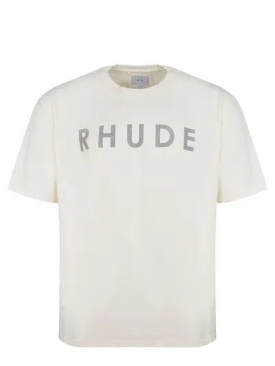 Rhude T-shirts And Polos In White