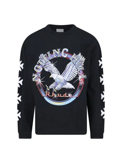 Rhude T-shirts And Polos In Black