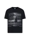 Rhude Graphic Print Crew Neck Short Sleeve T-shirt In Black