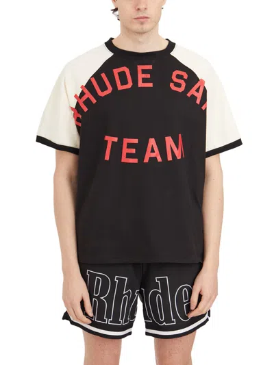 Rhude T-shirts & Tops In Black-white