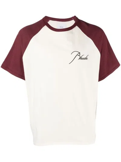 Rhude T-shirts & Tops In Whiteblack