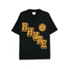Rhude University Crest Graphic Print T-shirt In Black