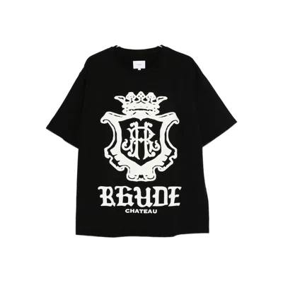 Rhude Graphic-print T-shirt In Black