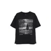 Rhude Graphic Print Crew Neck Short Sleeve T-shirt In Black