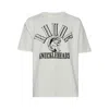 Rhude Vintage Graphic Crew Neck T-shirt In Gray
