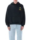 Rhude Tobacco Hoodie Graphic Print In Vintage Black