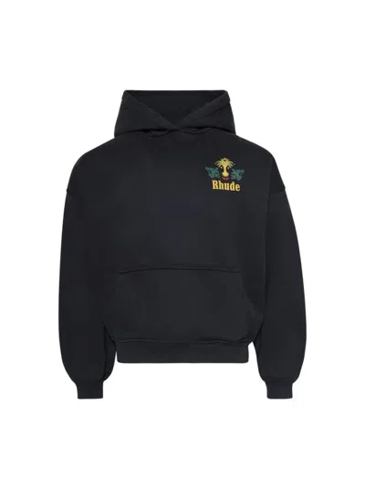 RHUDE RHUDE TABACO HOODIE VINTAGE BLACK