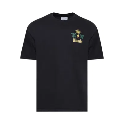 Pre-owned Rhude Tabaco Tee 'vintage Black' | Men's Size S