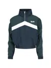 Rhude High Collar Cuffs Hem In Green