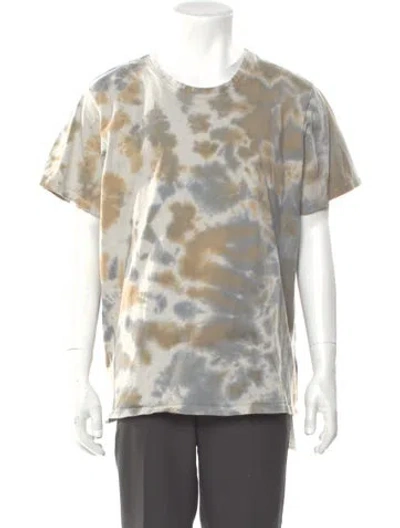 Pre-owned Rhude Tie-dye Print Crew Neck T-shirt In Multicolor