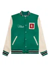 Rhude Tile-pattern Bomber Jacket In Green