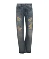 Rhude Beach Bum Loose-fit Jeans In Black