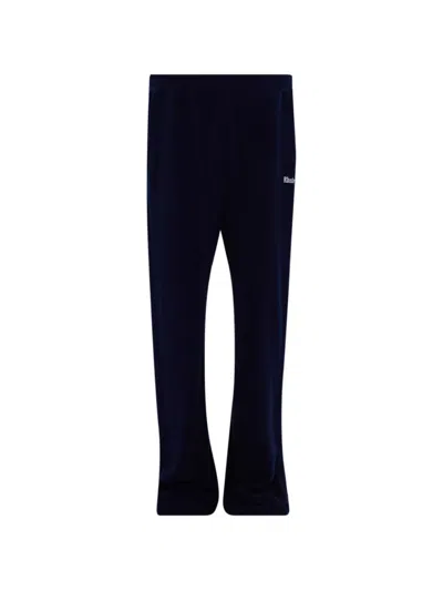 Rhude Towel Cuffed Hampton Track Pants In Blue
