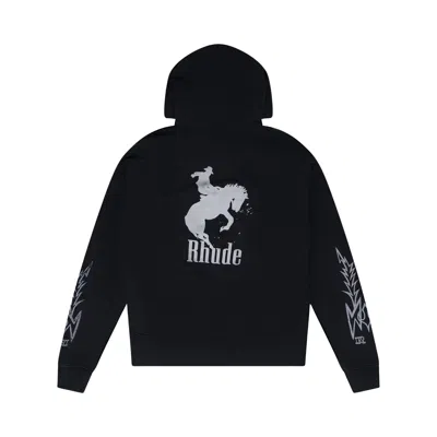 Pre-owned Rhude Tribal Box Hoodie 'black' | Men's Size Xs