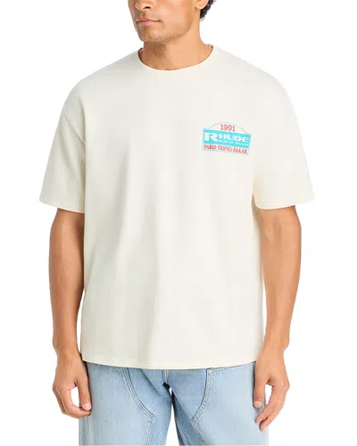 Rhude Tripoli Rally Team Cotton Tee In White