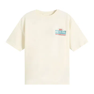 Pre-owned Rhude Tripoli Rally Team Tee 'white' | Men's Size M