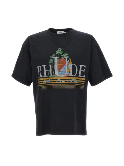 Rhude Black Tropics T-shirt