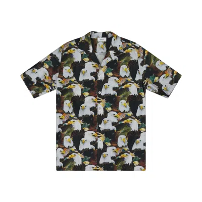 Pre-owned Rhude Truck Stop American Eagle Button Up 'multicolor' | Multi-color | Men's Size Xs