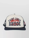 RHUDE TRUCKER HAT WITH CURVED BRIM AND MESH PANELS