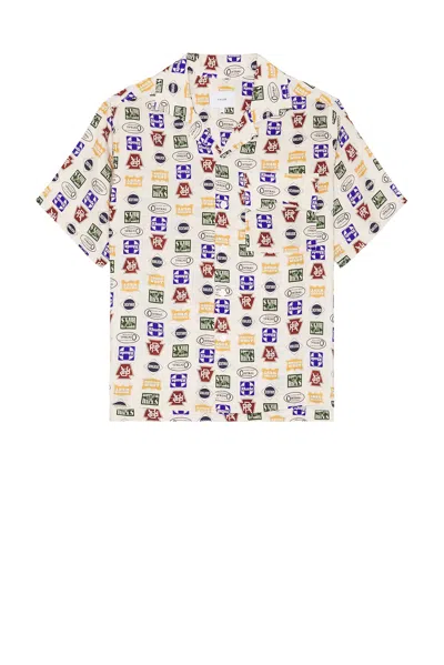 Rhude Trucker Print Shirt In Multi