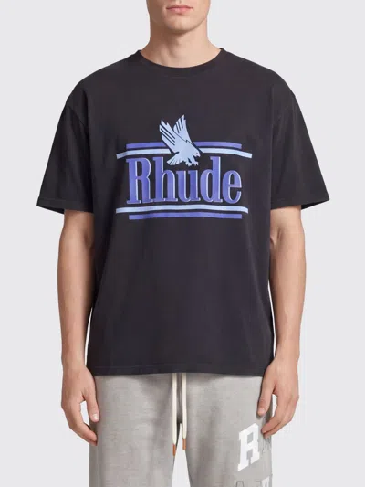 Rhude T-shirt  Men Color Black