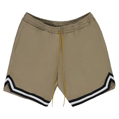 Pre-owned Rhude Twill Shorts 'beige' | Cream | Men's Size Xs In White