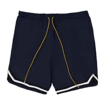 Pre-owned Rhude Twill Shorts 'blue' | Men's Size Xl