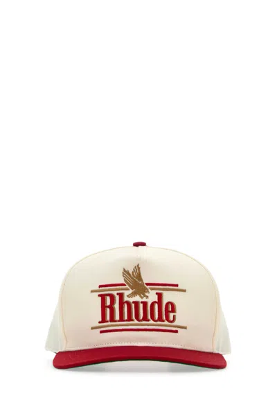 Rhude Two-tone Baseball Cap Contrast Brim In Multicolor