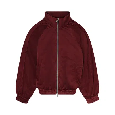 Pre-owned Rhude Velvet Track Jacket 'maroon' | Red | Men's Size S