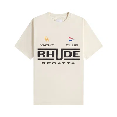 Pre-owned Rhude Virgin Islands Script Tee 'white' | Men's Size L