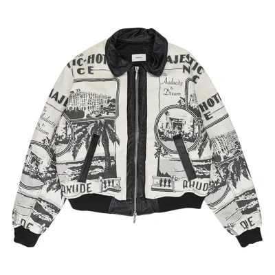 Pre-owned Rhude Vouyage Bomber 'beige' | Cream | Men's Size S In White