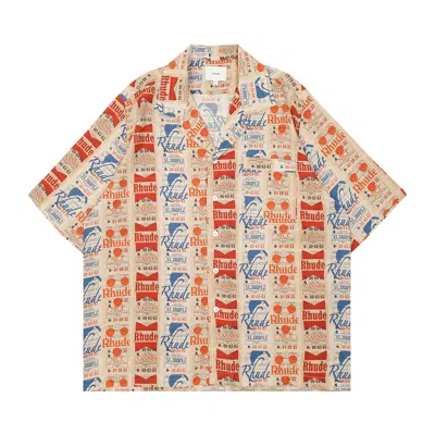Pre-owned Rhude Voyage De  Silk Shirt 'multicolor' In Multi-color