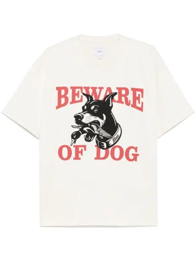 RHUDE WARNING LOGO T-SHIRT