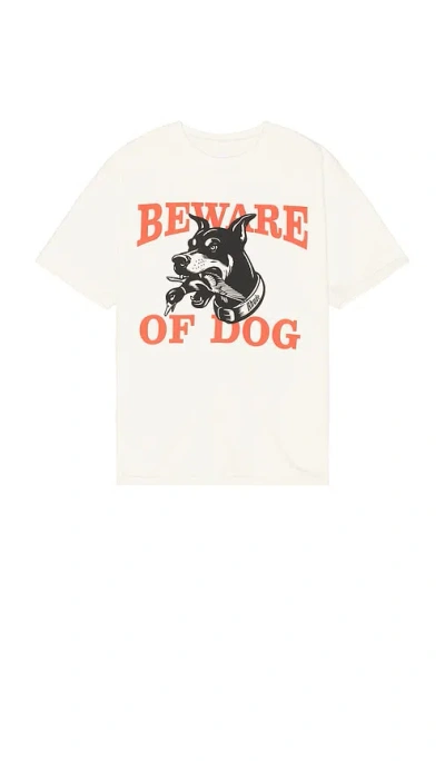 RHUDE WARNING LOGO TEE