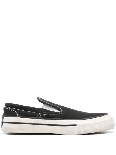 RHUDE RHUDE WASHED CANVAS SLIP ON SNEAKER