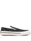 RHUDE RHUDE WASHED CANVAS SLIP ON SNEAKER SHOES