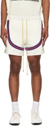 Rhude White Crest Veille Track Shorts