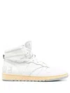 RHUDE WHITE HIGH-TOP SNEAKERS FOR MEN