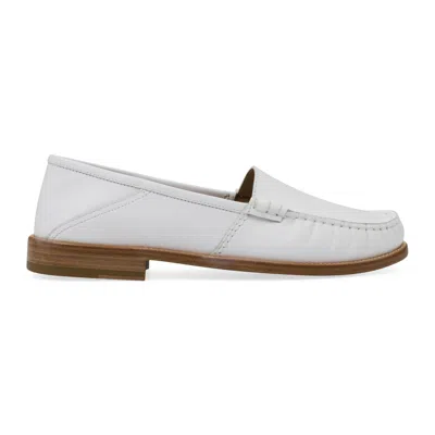 Rhude White Slip On Loafer In Gray