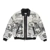 Rhude Printed Voyage Bomber Jacket In Multi