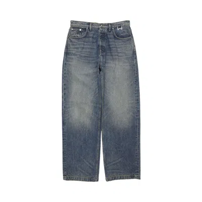 Pre-owned Rhude Wide Leg Denim Pant 'indigo' | Blue | Men's Size 33