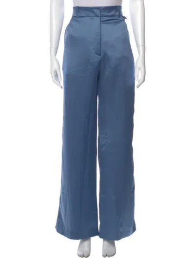 Pre-owned Rhude Wide Leg Pants In Blue