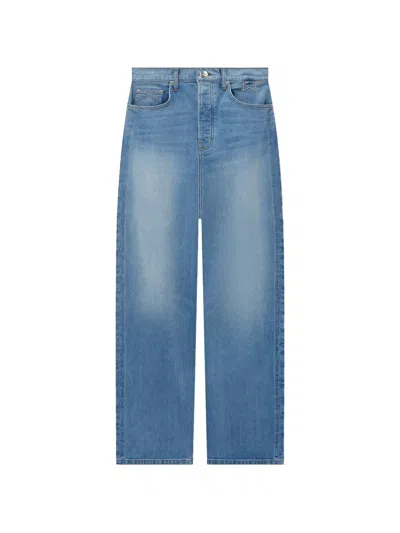 Rhude Wide-leg Jeans In Blue