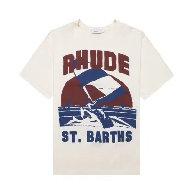 Pre-owned Rhude Windsurf Tee 'vintage White' | Men's Size S