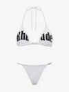 Rhude Women's Tropez Two-piece Bi White/black In Multi
