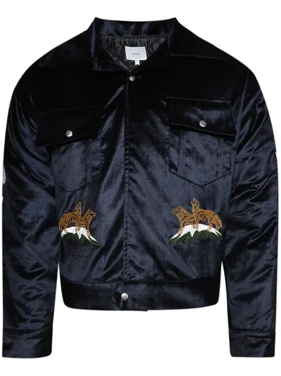Rhude Woodland Hills Jacke In Blue